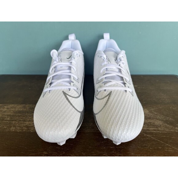 Nike Vapor Edge Speed 360 2 White/Silver Football Cleats Men\'s Size 9 DA5455-102 main image 8